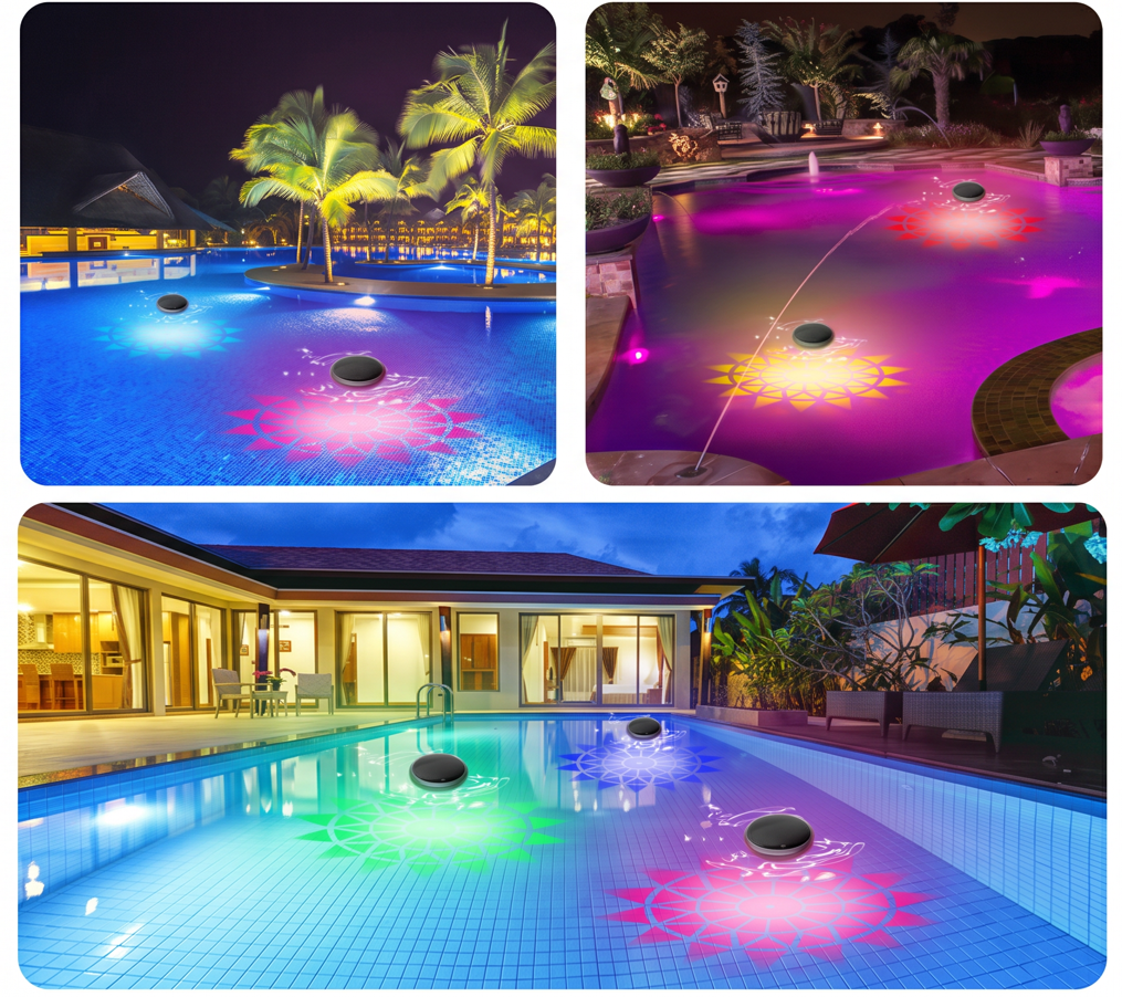 Aqua Glow Floating Pool Light